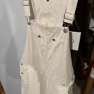 H&M men’s white overalls (small)